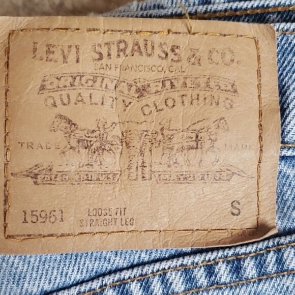 Vintage Levi's | 960 Loose Straight Orange Tab Jeans Size 12 - Picture 6 of 6
